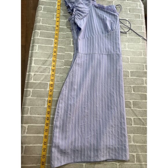 Shein Purple Puff Sleeve Y2K Dress SZ 1XL Babydoll Ruffle V Neck - Picture 13 of 13